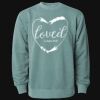 Unisex Midweight Pigment-Dyed Crewneck Sweatshirt Thumbnail