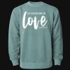 Unisex Midweight Pigment-Dyed Crewneck Sweatshirt Thumbnail