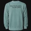 Unisex Midweight Pigment-Dyed Crewneck Sweatshirt Thumbnail