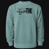 Unisex Midweight Pigment-Dyed Crewneck Sweatshirt Thumbnail