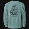Unisex Midweight Pigment-Dyed Crewneck Sweatshirt Thumbnail