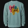 Unisex Midweight Pigment-Dyed Crewneck Sweatshirt Thumbnail