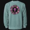 Unisex Midweight Pigment-Dyed Crewneck Sweatshirt Thumbnail