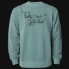 Unisex Midweight Pigment-Dyed Crewneck Sweatshirt Thumbnail