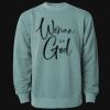 Unisex Midweight Pigment-Dyed Crewneck Sweatshirt Thumbnail