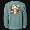 Unisex Midweight Pigment-Dyed Crewneck Sweatshirt Thumbnail