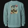Unisex Midweight Pigment-Dyed Crewneck Sweatshirt Thumbnail