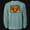 Unisex Midweight Pigment-Dyed Crewneck Sweatshirt Thumbnail