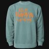 Unisex Midweight Pigment-Dyed Crewneck Sweatshirt Thumbnail
