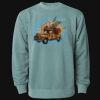 Unisex Midweight Pigment-Dyed Crewneck Sweatshirt Thumbnail