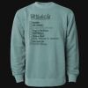 Unisex Midweight Pigment-Dyed Crewneck Sweatshirt Thumbnail