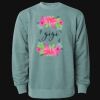 Unisex Midweight Pigment-Dyed Crewneck Sweatshirt Thumbnail