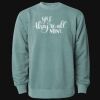 Unisex Midweight Pigment-Dyed Crewneck Sweatshirt Thumbnail