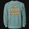 Unisex Midweight Pigment-Dyed Crewneck Sweatshirt Thumbnail