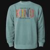 Unisex Midweight Pigment-Dyed Crewneck Sweatshirt Thumbnail