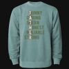 Unisex Midweight Pigment-Dyed Crewneck Sweatshirt Thumbnail