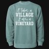 Unisex Midweight Pigment-Dyed Crewneck Sweatshirt Thumbnail
