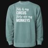 Unisex Midweight Pigment-Dyed Crewneck Sweatshirt Thumbnail