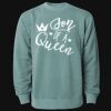 Unisex Midweight Pigment-Dyed Crewneck Sweatshirt Thumbnail