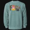 Unisex Midweight Pigment-Dyed Crewneck Sweatshirt Thumbnail
