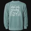 Unisex Midweight Pigment-Dyed Crewneck Sweatshirt Thumbnail