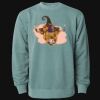 Unisex Midweight Pigment-Dyed Crewneck Sweatshirt Thumbnail