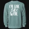 Unisex Midweight Pigment-Dyed Crewneck Sweatshirt Thumbnail