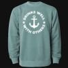 Unisex Midweight Pigment-Dyed Crewneck Sweatshirt Thumbnail