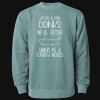 Unisex Midweight Pigment-Dyed Crewneck Sweatshirt Thumbnail
