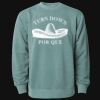 Unisex Midweight Pigment-Dyed Crewneck Sweatshirt Thumbnail