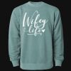Unisex Midweight Pigment-Dyed Crewneck Sweatshirt Thumbnail