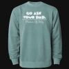 Unisex Midweight Pigment-Dyed Crewneck Sweatshirt Thumbnail