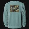 Unisex Midweight Pigment-Dyed Crewneck Sweatshirt Thumbnail