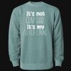 Unisex Midweight Pigment-Dyed Crewneck Sweatshirt Thumbnail