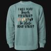 Unisex Midweight Pigment-Dyed Crewneck Sweatshirt Thumbnail