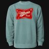Unisex Midweight Pigment-Dyed Crewneck Sweatshirt Thumbnail