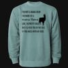 Unisex Midweight Pigment-Dyed Crewneck Sweatshirt Thumbnail