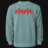 Unisex Midweight Pigment-Dyed Crewneck Sweatshirt Thumbnail