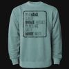 Unisex Midweight Pigment-Dyed Crewneck Sweatshirt Thumbnail