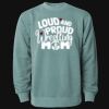 Unisex Midweight Pigment-Dyed Crewneck Sweatshirt Thumbnail