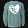 Unisex Midweight Pigment-Dyed Crewneck Sweatshirt Thumbnail