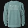 Unisex Midweight Pigment-Dyed Crewneck Sweatshirt Thumbnail