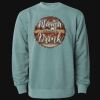 Unisex Midweight Pigment-Dyed Crewneck Sweatshirt Thumbnail