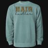 Unisex Midweight Pigment-Dyed Crewneck Sweatshirt Thumbnail
