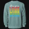 Unisex Midweight Pigment-Dyed Crewneck Sweatshirt Thumbnail