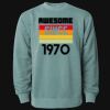 Unisex Midweight Pigment-Dyed Crewneck Sweatshirt Thumbnail
