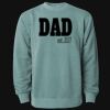 Unisex Midweight Pigment-Dyed Crewneck Sweatshirt Thumbnail