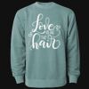 Unisex Midweight Pigment-Dyed Crewneck Sweatshirt Thumbnail