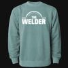Unisex Midweight Pigment-Dyed Crewneck Sweatshirt Thumbnail