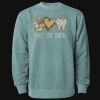 Unisex Midweight Pigment-Dyed Crewneck Sweatshirt Thumbnail